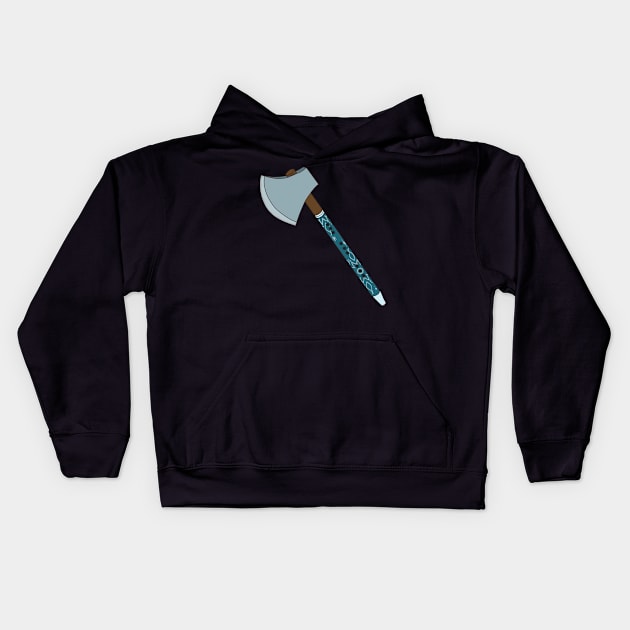 Dorian's Axe Kids Hoodie by GiggleFist